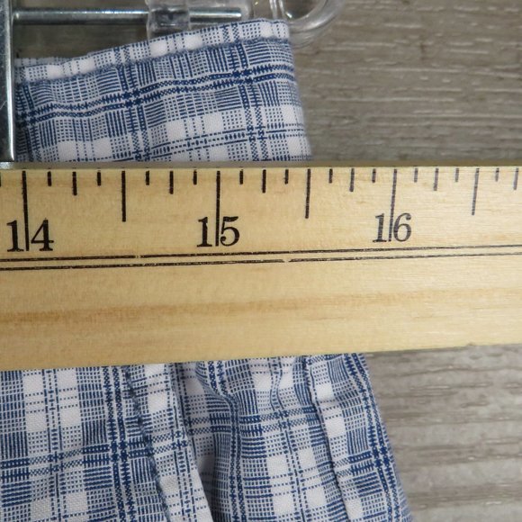 Original Penguin* Men's 1.5" Belt Loop Multipocketed‎ Plaid Shorts~ Size 30W - Picture 6 of 11